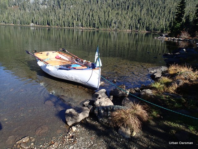 Urban Oarsman rows Callaghan Lake