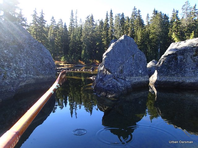 Urban Oarsman rows Callaghan Lake