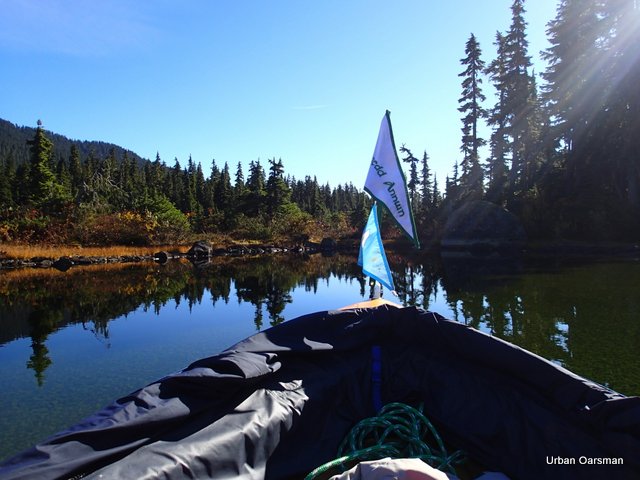 Urban Oarsman rows Callaghan Lake