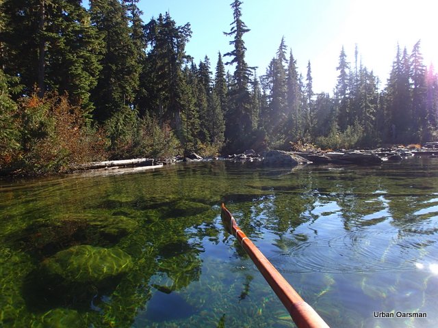 Urban Oarsman rows Callaghan Lake