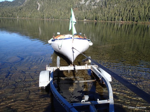 Urban Oarsman rows Callaghan Lake