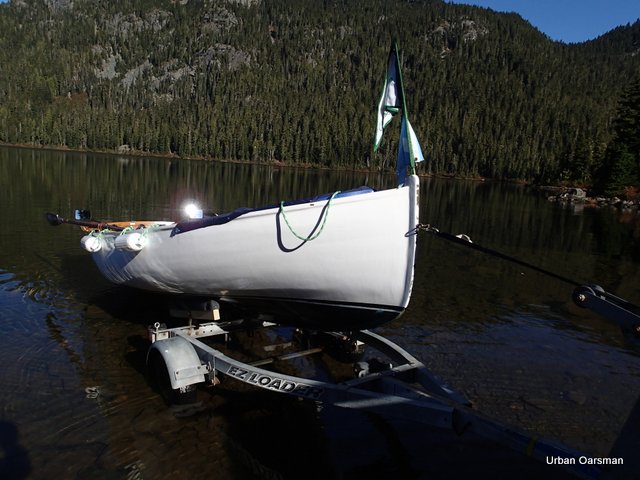 Urban Oarsman rows Callaghan Lake