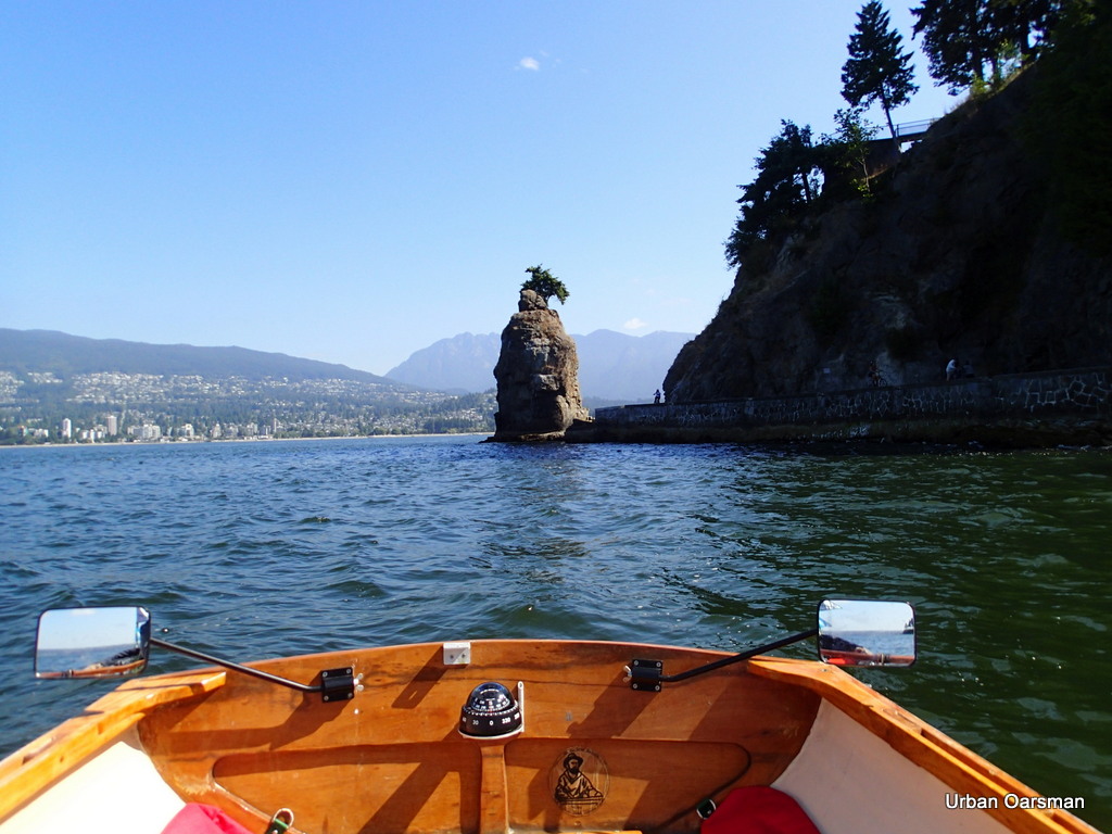 Siwash Rock and Stanley Park gun emplacemet